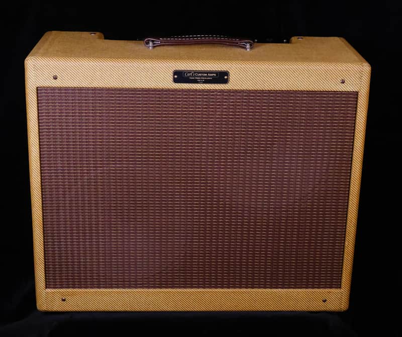 Carl's Custom Amps Double Tweed Deluxe 30W 2x12 Combo 2015 - Lacquered Tweed image 1