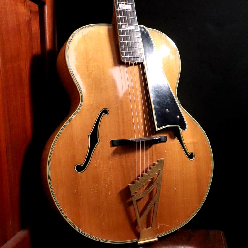 1945 D'Angelico Excel Acoustic Archtop - Natural - OHSC - Demo Video image 1