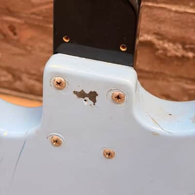 Electromatic Bass Neck on Unbranded P Bass Style Single Bridge Pickup image 11