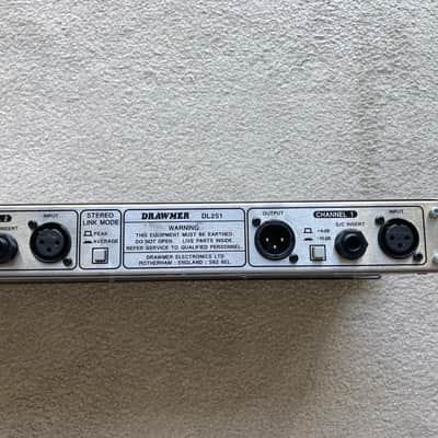 Drawmer DL251 Spectral Compressor – Stereo/2-Channel Analogue Compressor – Very Good Condition. 2010's image 6