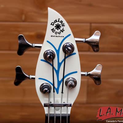 Daisy Rock 4 String Bass Flower - Blue - Mint | Reverb