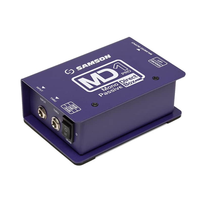 Samson MD1 PRO Professional Mono Passive Direct Box image 1