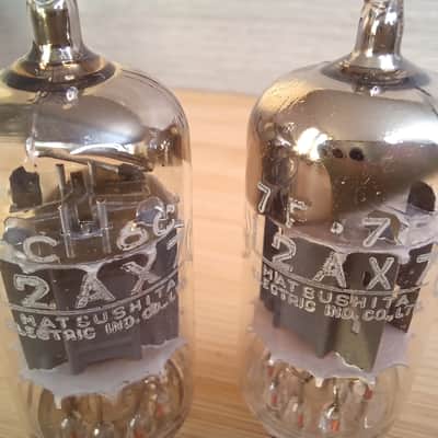 NOS MATSUSHITA ecc83 12AX7  60's matched pair Made in Japan first quality preamp execellent  Mullard subsitute Bild 7