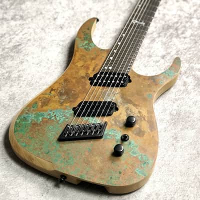 Ormsby Guitars Custom Shop HYPEMACHINE COPPER 7 -Exhibition Model at NAMM2020!!!   Real copper top!! image 1