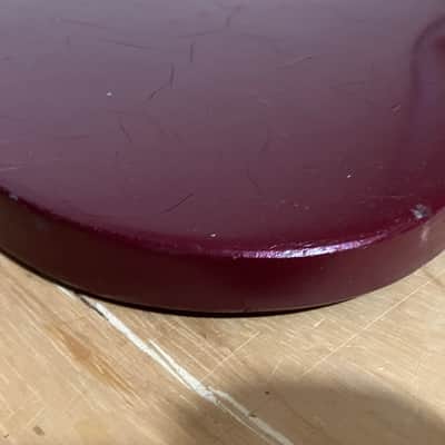 1960s 70s Teisco Zenta Top Twenty Electric Guitar Body Japan Resprayed Kawai image 12