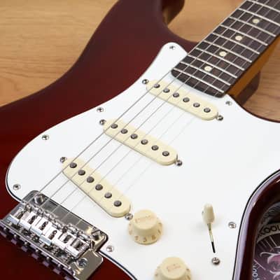2025 Fender Player II Stratocaster (Transparent Cherry Burst) image 4