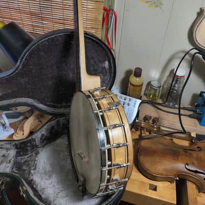 Triple-X Tenor Banjo William L. Lange Co. 1920’s  Style “A” 17 Fret - w/OHSC image 3