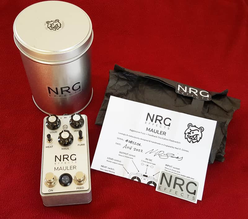 NRG Effects Mauler Vintage/Modern Fuzz - Silver image 1