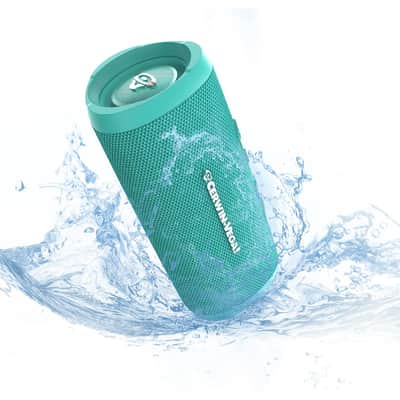 CERWIN-VEGA! VMGRN Powerful Bass,Speakers Bluetooth Wireless,Vega Mini Portable Bluetooth Speaker, Portable Wireless Speakers for Travel, Home, and Outdoor Use – Green image 7