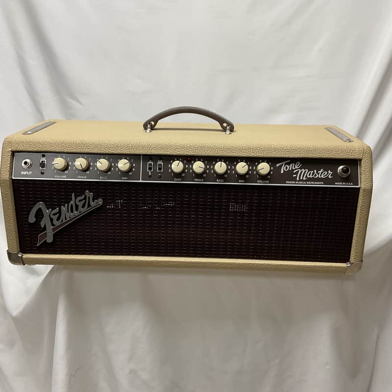 1994 Fender Tone-Master 2-Channel 100-Watt 2x12 Piggyback Amp Blonde / Oxblood image 1