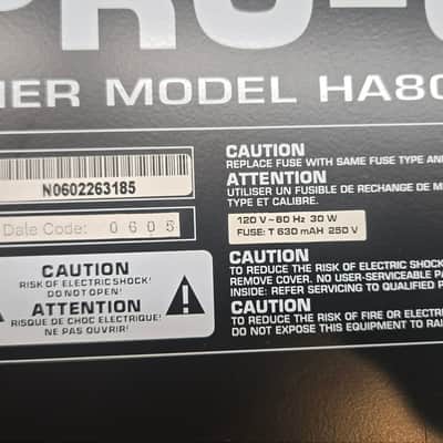 Behringer HA8000 image 5