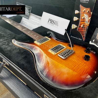 ♚ MINT ♚ 2007 PRS Custom 22 * 10 Top ♚ TOBACCO SUNBURST ♚ TREM ♚ AAA ♚ BIRDS♚ 7.8 LBS ♚ Dragon II♚24 image 3