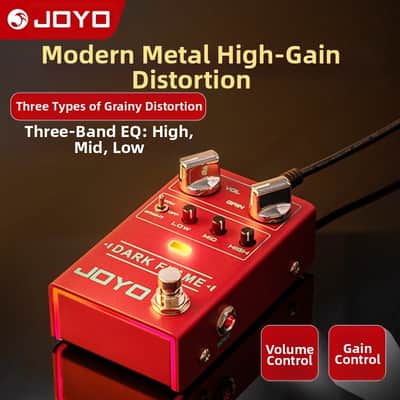High-Gain Distortion Pedal R-17 Dark Flame | Heavy, Tight & Aggressive for Modern Metal, Djent, Core image 2