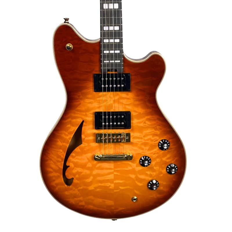 EVH SA-126 Special Electric Semi-Hollow Guitar Quilted Maple Tobacco Sunburst image 1