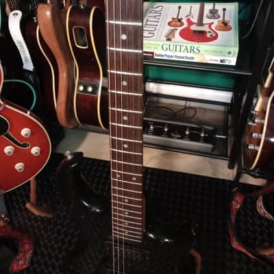 *RESTORED* Vintage MIJ Aria Pro II RS Stray Cat HH with coil split 1980s - Black image 4