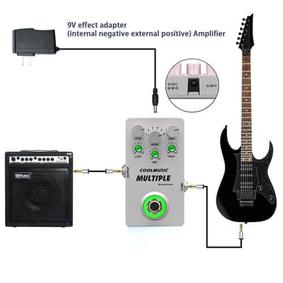 Coolmusic A-MT6 Digital Distortion Guitar Effect Pedal with 6 distortions image 5