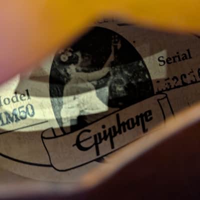 Epiphone MM-50 F-Style Mandolin - Sunburst (1990's) image 7