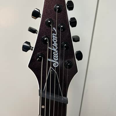 Jackson Pro Series Dinky DK Modern HT7 MS Multiscale 7 String Electric Guitar - Eureka Mist image 3