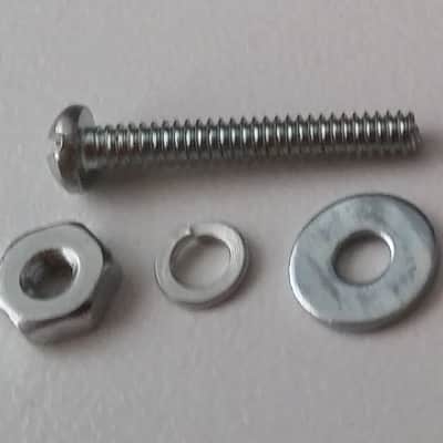 For: Slingerland RADIO KING TINY MOUNTING HARDWARE replacement SCREWS, NUTS, WASHERS for mounting Throwoff, Butt, Bridge, 3 point, Zoomatic, Rapid, Marching, Parade & others etc image 2