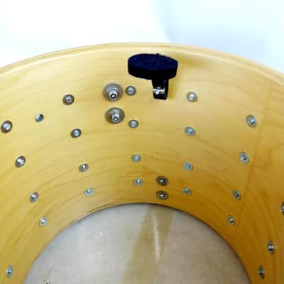 Ludwig 12x14"Black Cortex Monroe Coliseum Twin Channel Snare Drum Vintage 90s image 17