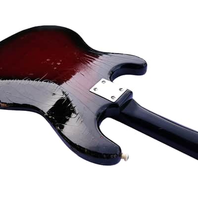 1965 Hofner 182 shortscale bass in Tocotronic Redburst (Vintage, Restored) image 17