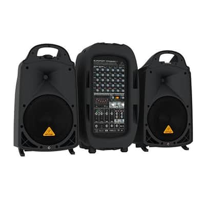 Behringer Europort PPA2000BT Ultra-Compact 2000-Watt 8-Channel Portable PA System with Bluetooth Technology, Wireless Microphone Option image 1