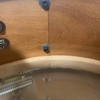 CRAVIOTTO 5.5 X 14 SIGNED by JOHNNY 2015 SOLID CHERRY GOLD GLASS SPARKLE LACQUER ONE OF A KIND NEW OLD STOCK image 7