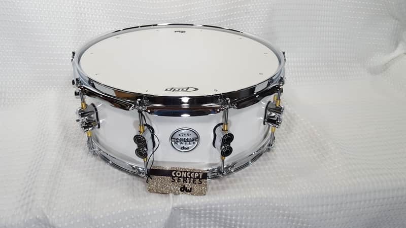 PDP PDCM5514SSPW Concept Maple Series 5.5x14" Snare Drum image 1