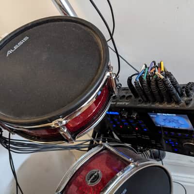 Alesis Strike Pro Kit Electronic Drum Set 2010s - Red Sparkle image 4