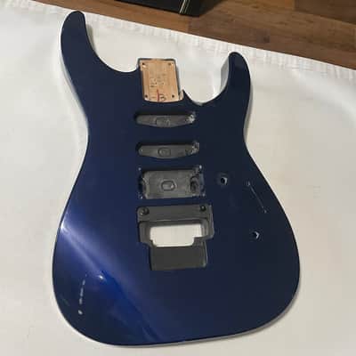 2006 Made in Japan Jackson DK2 Dinky Candy Blue Guitar Body Floyd Ready image 3