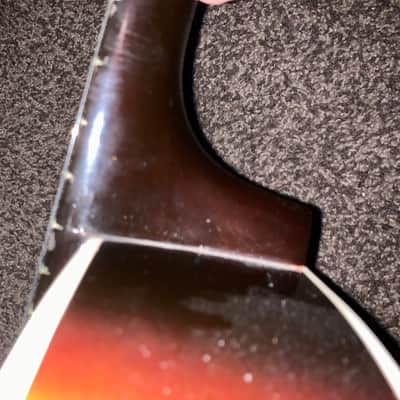 Vintage Harmony broadway hollow body guitar made in usa image 16