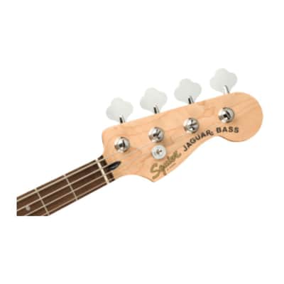 Squier Affinity Series Jaguar Bass H 4-String Right-Handed Electric Guitar with Maple Neck, Laurel Fingerboard, and 3-Ply Black Pickguard (Charcoal Frost Metallic) image 4