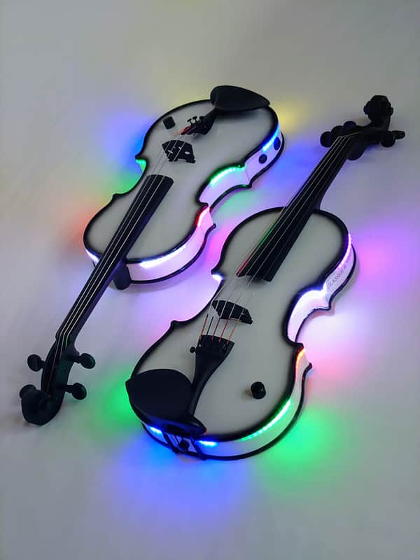 Glasser x Volta LS 5 - Electric Violin with LED lights 5-string image 1