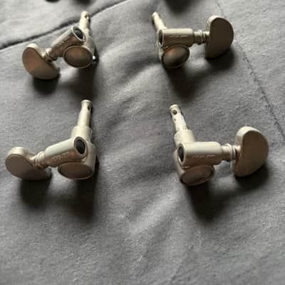 Grover/59 Parts Milk Bottle Rotomatic Tuners 3+3 2026 - Aged Nickel image 1
