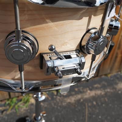 DW USA Collectors Series Natural Satin Oil 5.5 x 14" Pure Maple Shell With Ring's   Snare Drum image 6