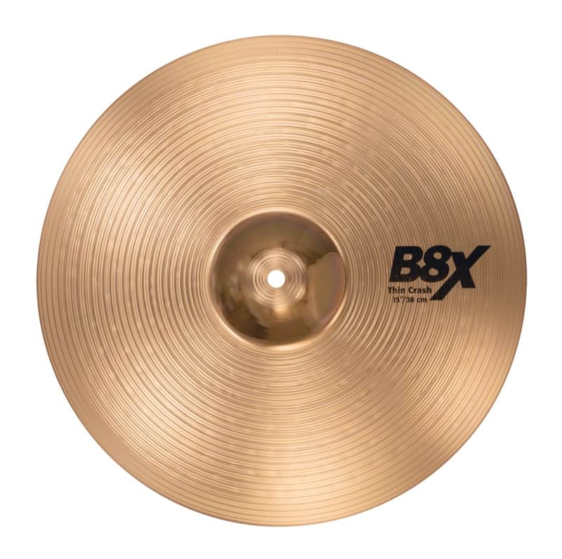 Sabian 15" B8X Thin Crash Cymbal image 1