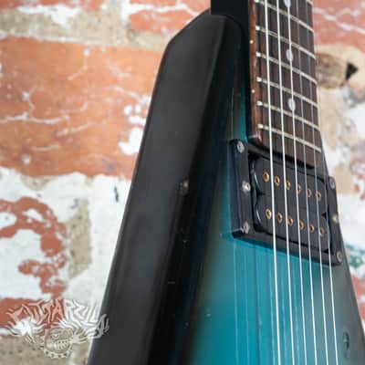 Aria Pro II XX Deluxe V 1982 Blue Black Sunburst MIJ Japan Matsumoku image 18