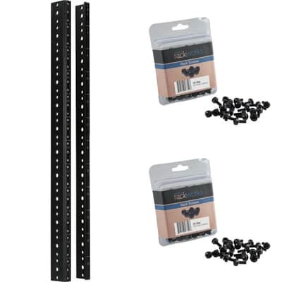Gator GRW-RACKRAIL-12U Rack Rail Set with Rack Screws image 2