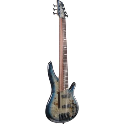 Ibanez Bass Workshop SRAS7-CBS 2nd Generation Ashula Cosmic Blue Starburst - 6-String Electric Bass image 3