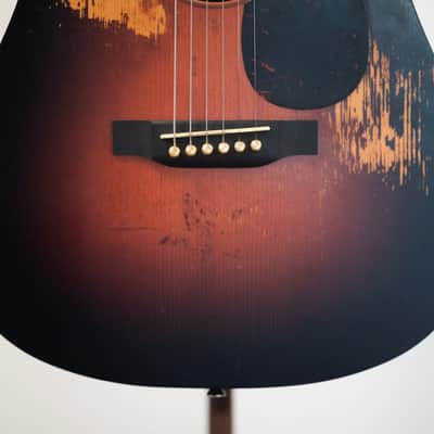Martin Dreadnought Junior Street Legend - in Aged Vintage Sunburst image 13