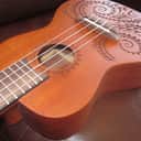 Luna Tattoo Concert Mahogany Ukulele w/ Gig Bag! UKE TC MAH