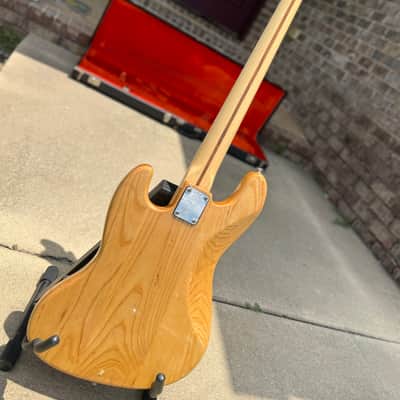 Vintage Fender 70’s Jazz Bass Natural Finish Maple & Pearl Blocks w/ OHSC Trades Welcome! 1973 / 1978 image 24