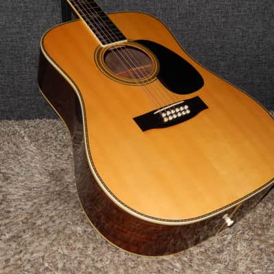 MADE IN JAPAN 1975 - YAMAKI YW60 - WONDERFUL - MARTIN D41 STYLE - 12STRING ACOUSTIC GUITAR image 3