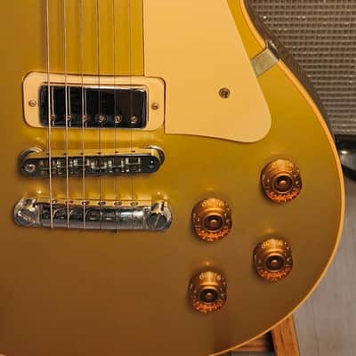 Gibson Les Paul Deluxe 1979 Goldtop All Gold image 4