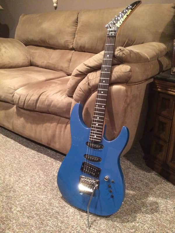Kramer Pacer Custom II 1987 Flip Flop Blue image 1
