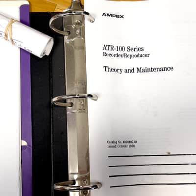 Ampex / ATR Services ATR 100 Series ATR-102 1" 2-Track Mastering Analog Tape Recorder with Aria Electronics (Dave Hill / Cranesong) image 22