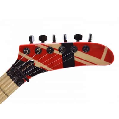 Vintage 80s Pre-Copyright Kramer Baretta with Custom EVH 5150 Van Halen Paint Job image 9