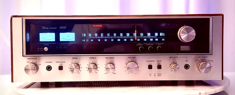 🎶 Sansui 5050 Vintage Stereo Receiver | Serviced | Partial Recap | LED Upgrade | 3+ Hour Bench Tested image 1