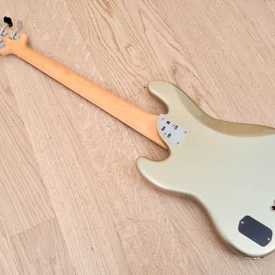 2017 Fender American Elite Jazz Bass V 5 String Near Mint Champagne w/ Case & Tags image 12