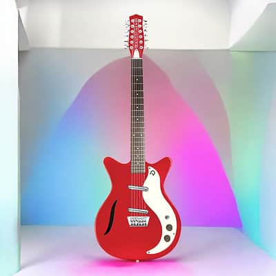Danelectro'59 Vintage 12 String Red Metallic New, D59V12-MR image 5